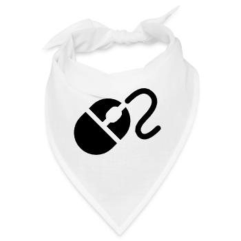 Computer Mouse - Bandana - Weiß - Vorne
