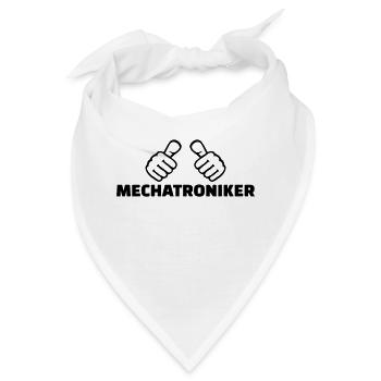 Mechatroniker - Bandana - Weiß - Vorne