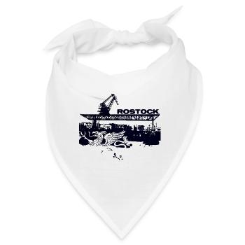 Rostock Stadthafen - Bandana - Weiß - Vorne