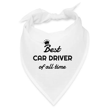 Fahrer Fahren Sport Auto Spieler - Bandana - Weiß - Vorne