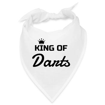 Darts Ziel Sport Sportler Spieler - Bandana - Weiß - Vorne