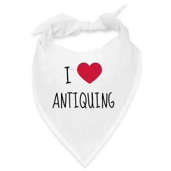 Flohmarkt / Trödler / Antiquar / Antike - Bandana - Weiß - Vorne