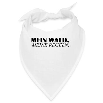 mein wald - Bandana - Weiß - Vorne