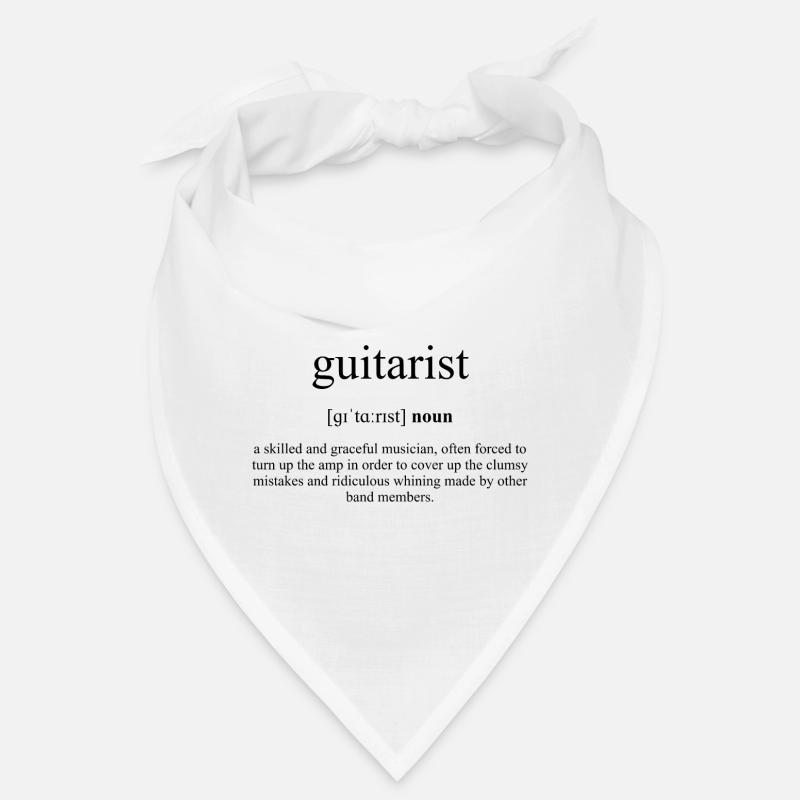 Dictionnaire de définition guitariste (guitariste) Bandana