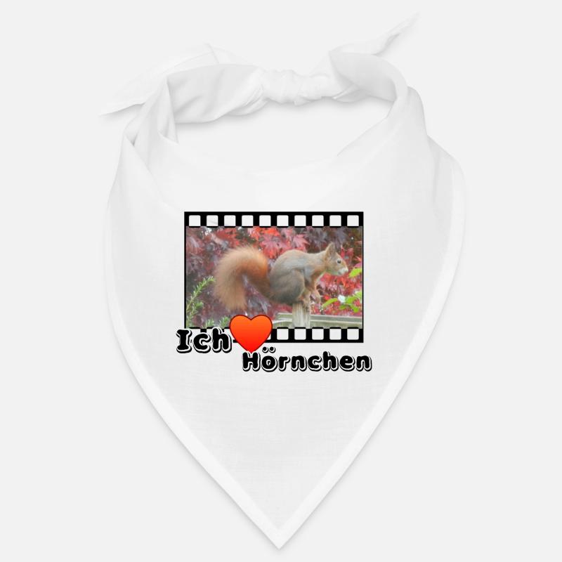 Liebe Tierfreund Eichhoernchen Tiere Spruch Bandana