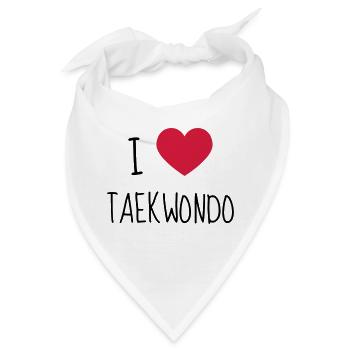 Taekwondo Taekwondoin Tae-Kwon-Do Tae Kwon Do - Bandana - Weiß - Vorne