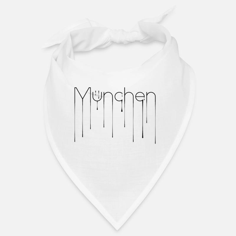 Munich Liquid - Design - Bandana - blanc