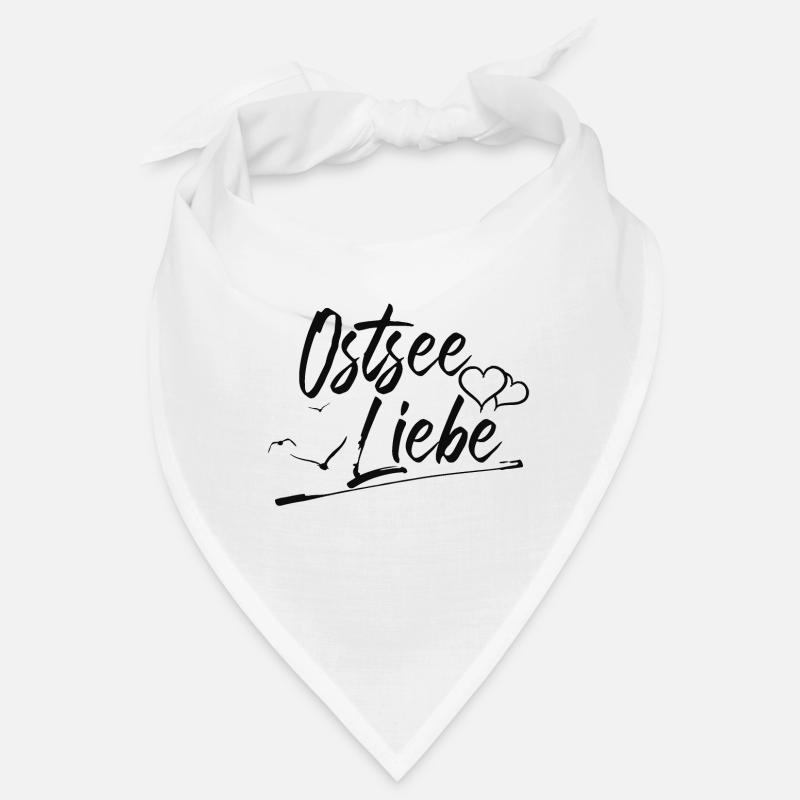 Ostsee Liebe - Bandana - Weiß