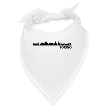TURIN Torino Italien Skyline Stadt - Bandana - Weiß - Vorne