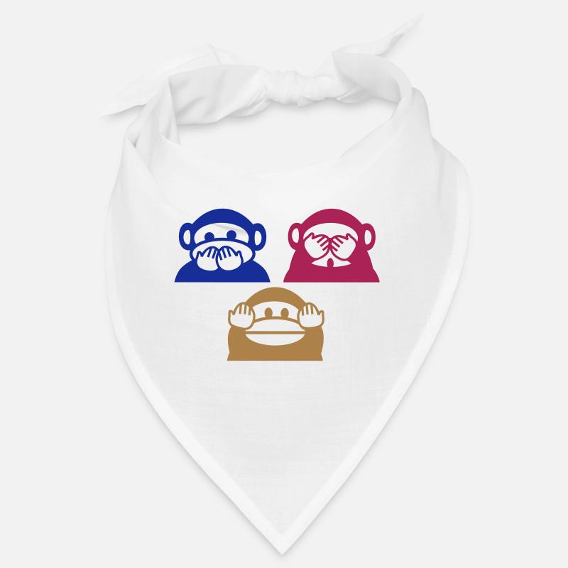 Triangle de trois singes (b) Bandana