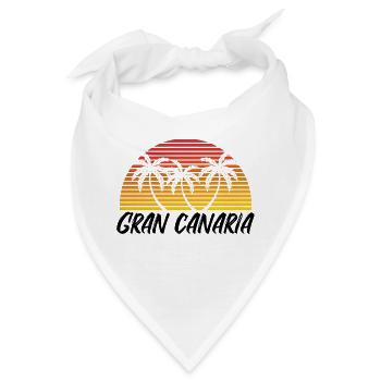 Gran Canaria - Bandana - Weiß - Vorne