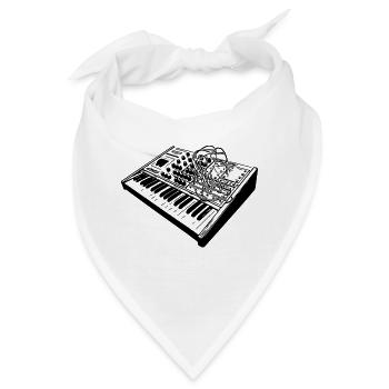 Analoger Vintage-Synthesizer - Bandana - Weiß - Vorne