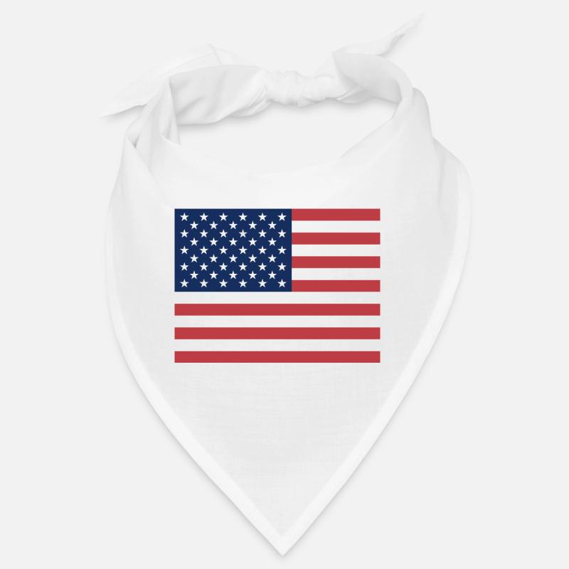 Bouche avec le drapeau ÉTATS-UNIS Bandana