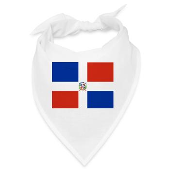 Mund- Dominikanische Republik - Bandana - Weiß - Vorne