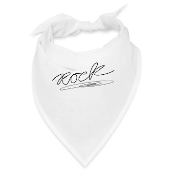Felsen - Bandana - Weiß - Vorne