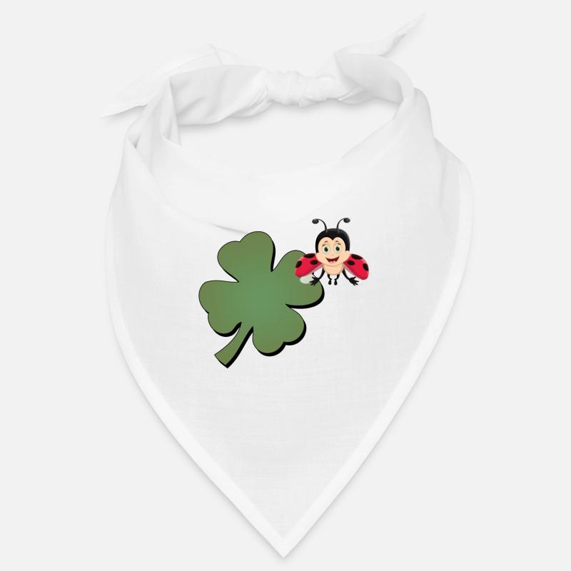 Trèfle avec ladybug (coccinelle) Bandana
