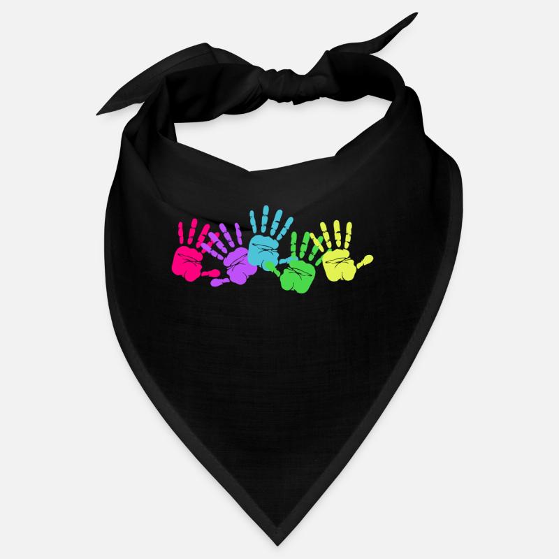 Hand Prints Bandana