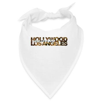 Hollywood Los Angeles - Bandana - Weiß - Vorne