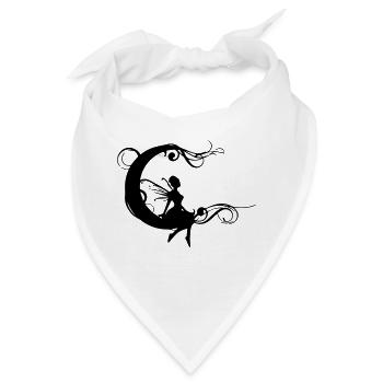 Feenmond keltisch - Bandana - Weiß - Vorne