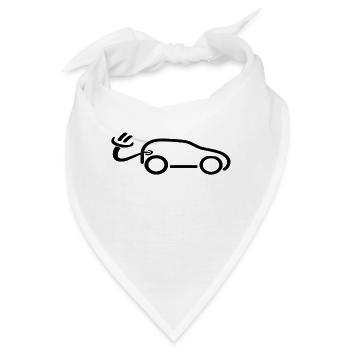 e auto b - Bandana - Weiß - Vorne