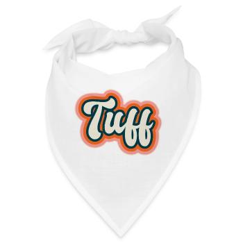 Tuff harter Kerl - Bandana - Weiß - Vorne