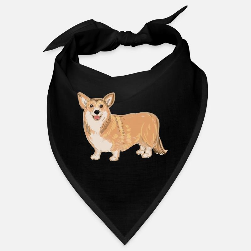 Standing Corgi Bandana