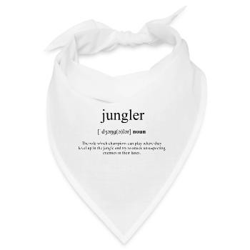 Jungler Definition Dictionary - Bandana - Weiß - Vorne