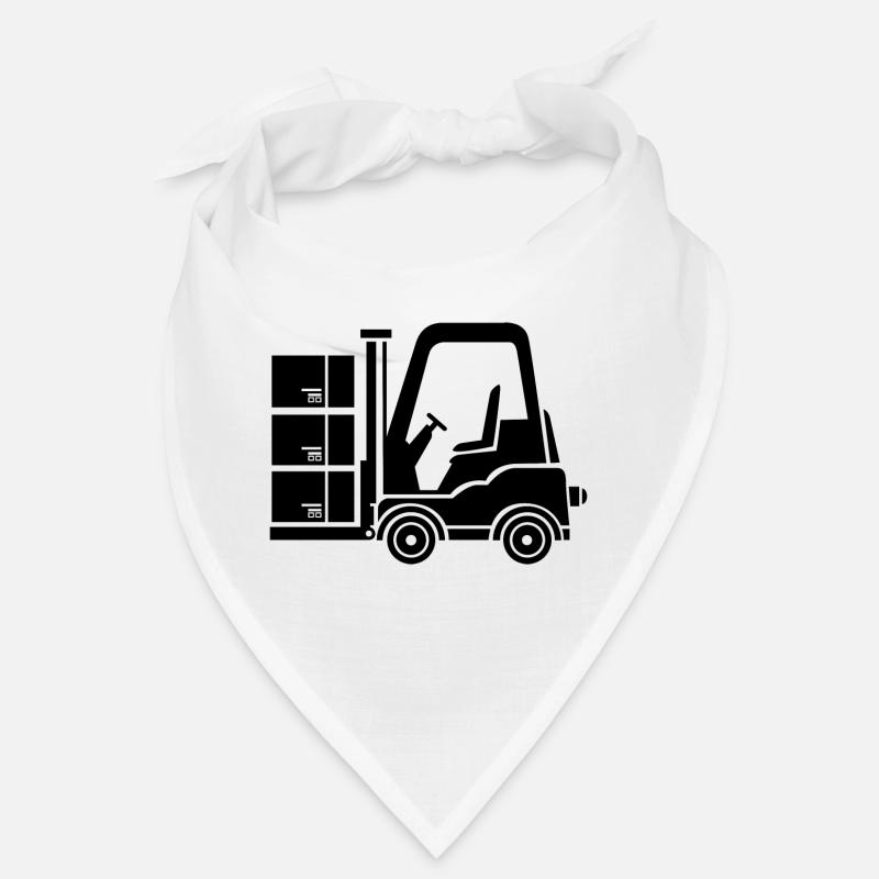 Forklift forklift forklift driver logistics package Bandana