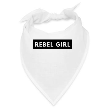 Rebel Girl - Bandana - Weiß - Vorne