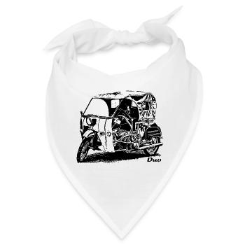 Simson Duo Krause - Bandana - Weiß - Vorne