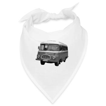 Robur LO 2500 Bus DDR Zittau Ostalgie Oldtimer - Bandana - Weiß - Vorne