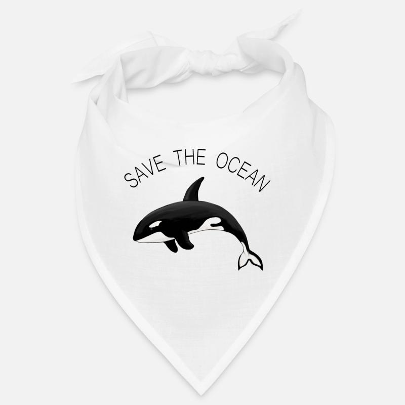 Save the Ocean Orca Killerwal Bandana