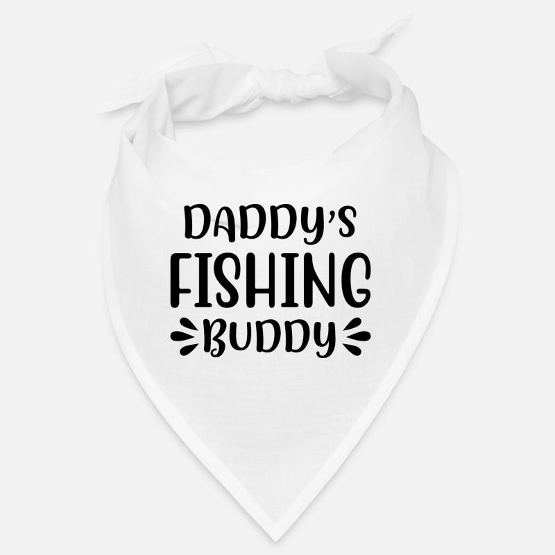 Daddys Angeln Buddy 01 - Bandana - Weiß