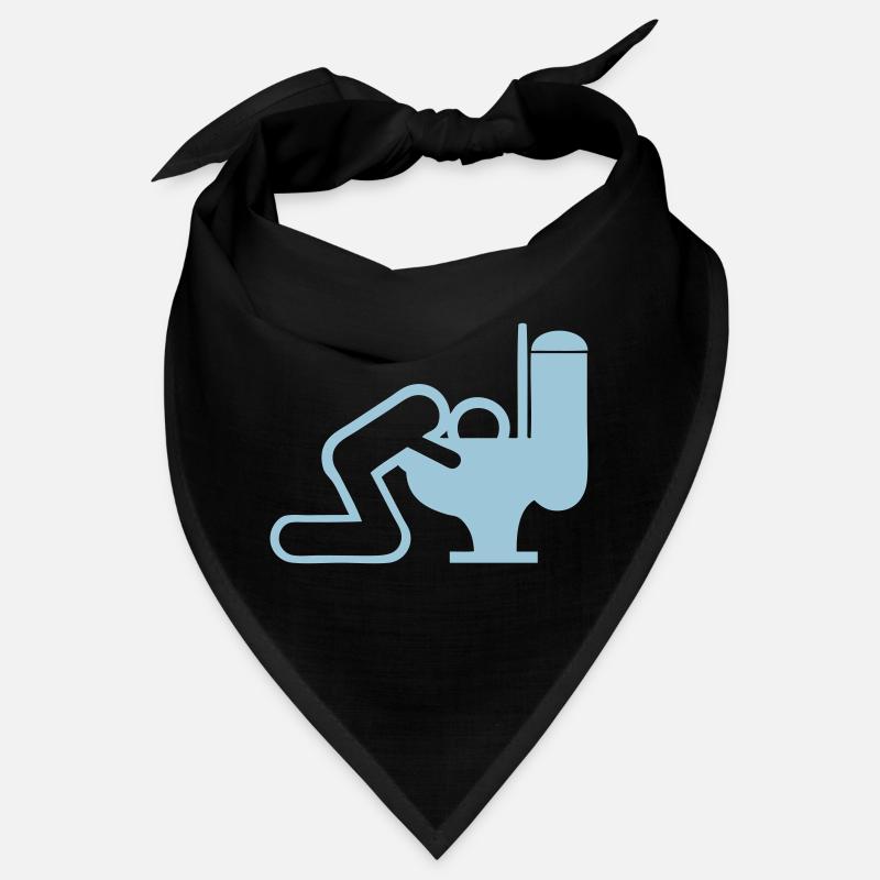 vomit homme toilette chiotte wc Bandana