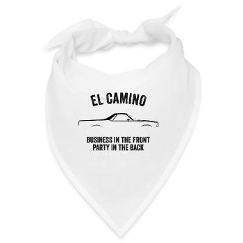 el camino Slogan - Bandana - Weiß - Vorne