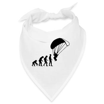 Paragliding - Bandana - Weiß - Vorne