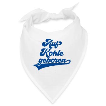 AUF KOHLE GEBOREN RUHRPOTT RUHRGEBIET - Bandana - Weiß - Vorne
