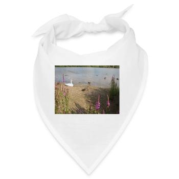 ENTE IN EINEM SEE - Bandana - Weiß - Vorne