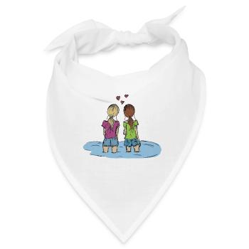 Freundinnen - Bandana - Weiß - Vorne