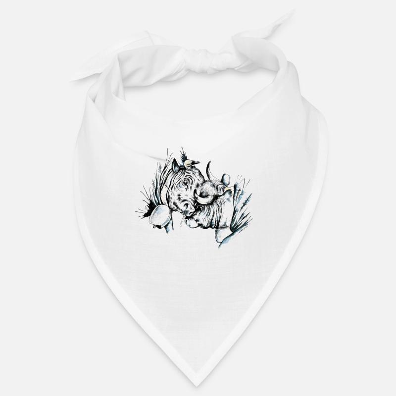 Eringer, vache d'hérens - Bandana - blanc