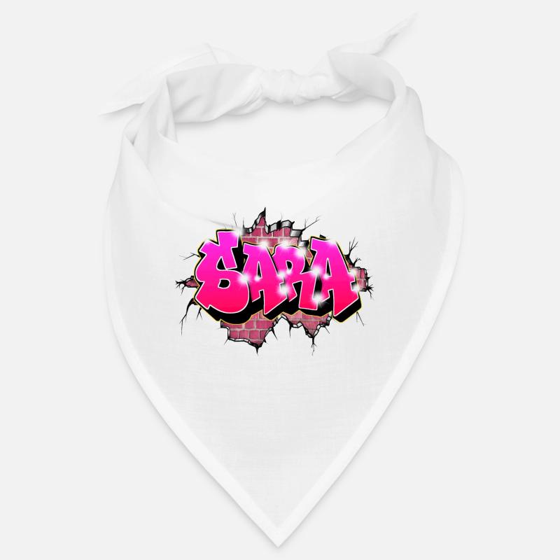 Graffiti Custom First Name SARA Bandana