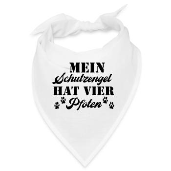 Mein Schutzengel - Bandana - Weiß - Vorne