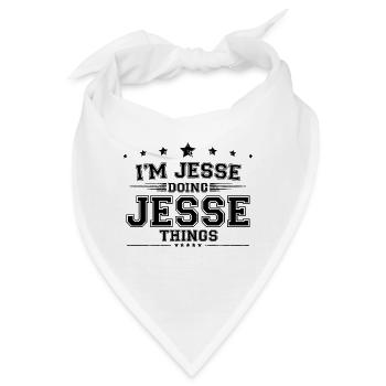 Ich bin Jesse, der Jesse Dinge macht - Bandana - Weiß - Vorne
