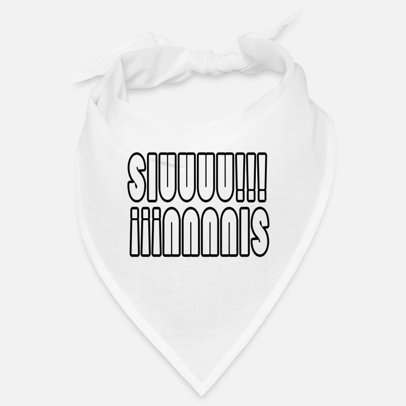 SIUUUU!!! - Bandana - white
