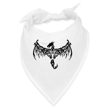 Dragon Tribal - Bandana - Weiß - Vorne