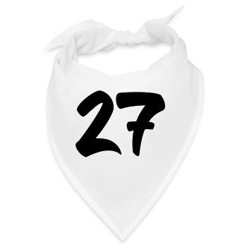 27 - Bandana - Weiß - Vorne
