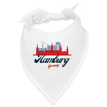 Hamburg - Bandana - Weiß - Vorne