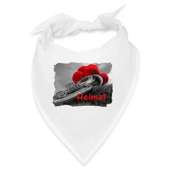 Die Tuba und ihre Heimat ART - Bandana - Weiß - Vorne