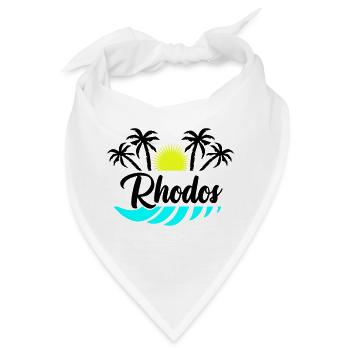 Rhodos - Bandana - Weiß - Vorne