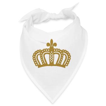 Krone - Bandana - Weiß - Vorne